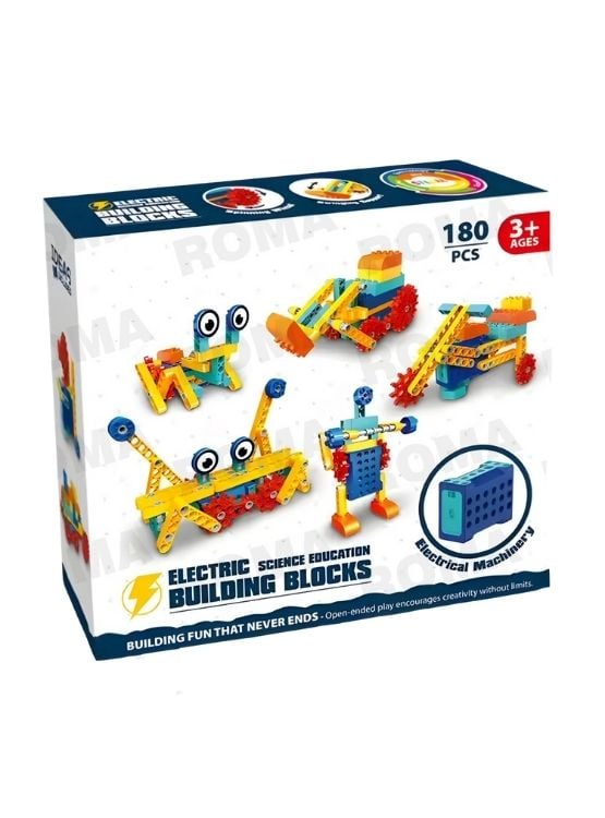 BLOQUES DIDÁCTICOS ELÉCTRICOS 180 PIEZAS JUEGO DIDÁCTICO - 1