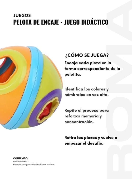 PELOTA DE ENCAJE JUEGO DIDÁCTICO - 3