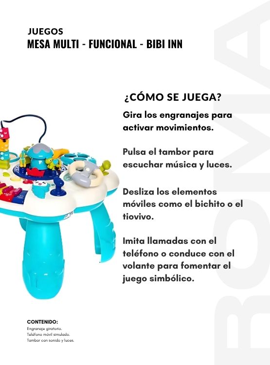 MESA MULTIFUNCIONAL - JUEGO DIDÁTICO - 3