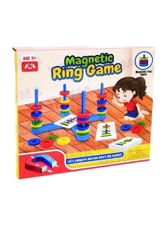 ANILLOS MAGNÉTICOS 4 JUGADORES JUEGO DIDÁCTICO - 1