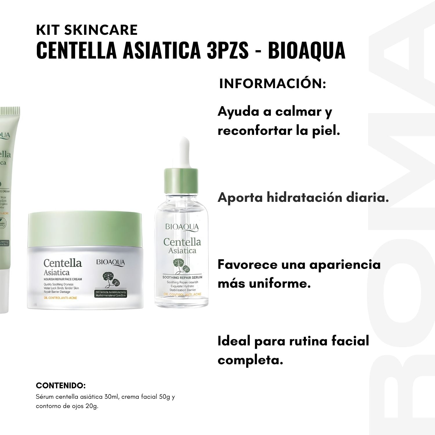 KIT CENTELLA ASIATICA 3 PZS BIOAQUA - 2