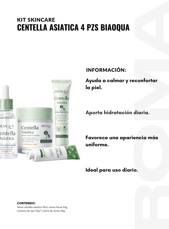 KIT CENTELLA ASIATICA 4 PZS BIOAQUA - 2