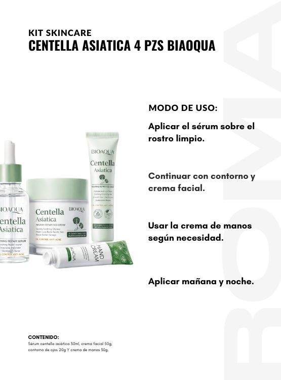 KIT CENTELLA ASIATICA 4 PZS BIOAQUA - 3