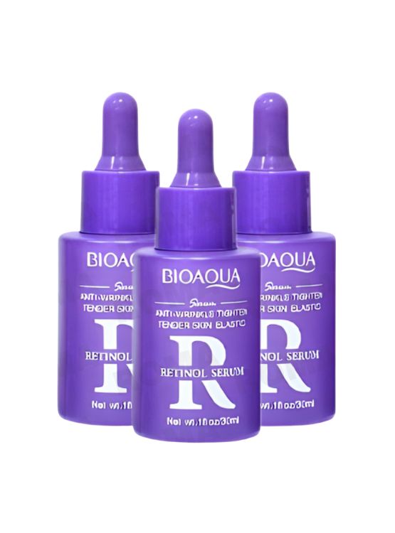PACK 3 SÉRUM FACIAL RETINOL LILA 30ML BIOAQUA - 1