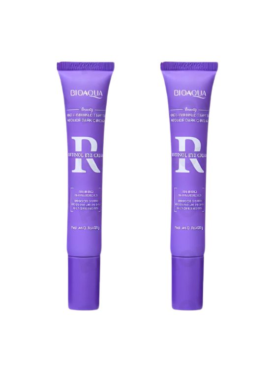 PACK 2 CONTORNO DE OJOS RETINOL LILA 20G BIOAQUA - 1