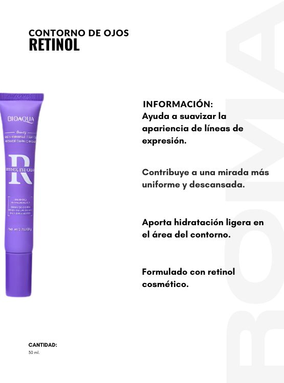 PACK 2 CONTORNO DE OJOS RETINOL LILA 20G BIOAQUA - 2