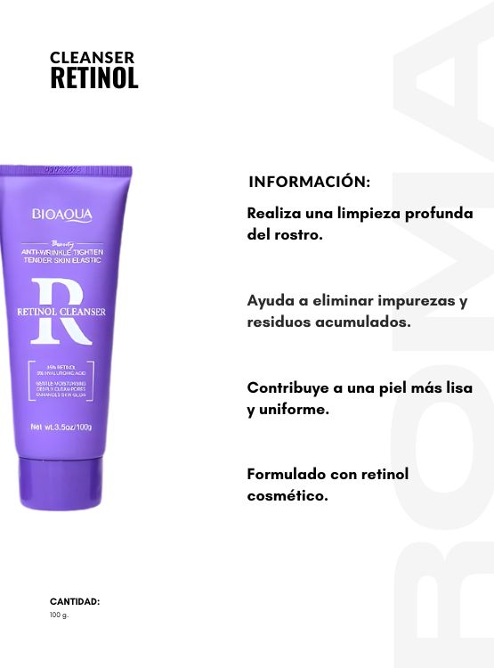 PACK 3 CLEANSER RETINOL 100G BIOAQUA - 2
