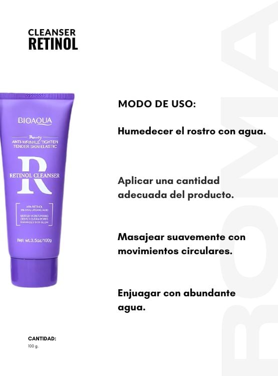 PACK 3 CLEANSER RETINOL 100G BIOAQUA - 3