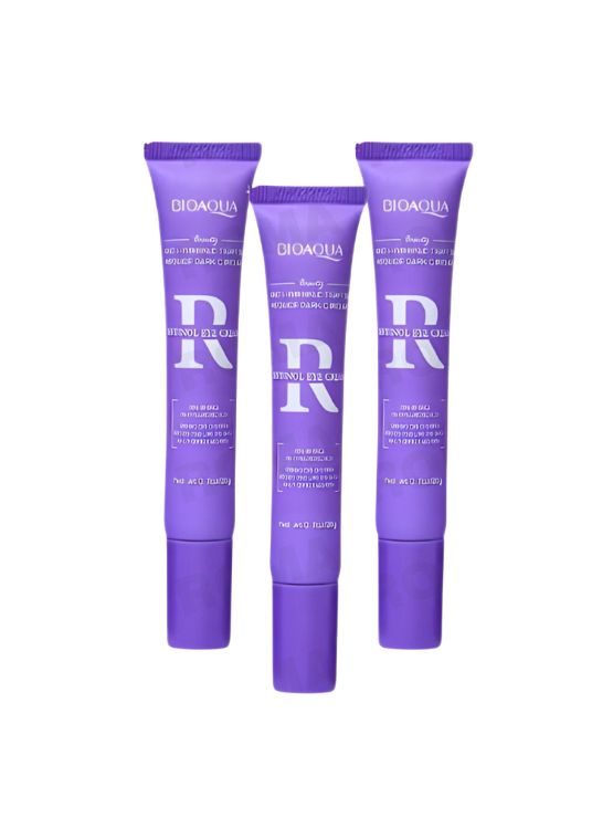 PACK 3 CONTORNO DE OJOS RETINOL LILA 20G BIOAQUA - 1