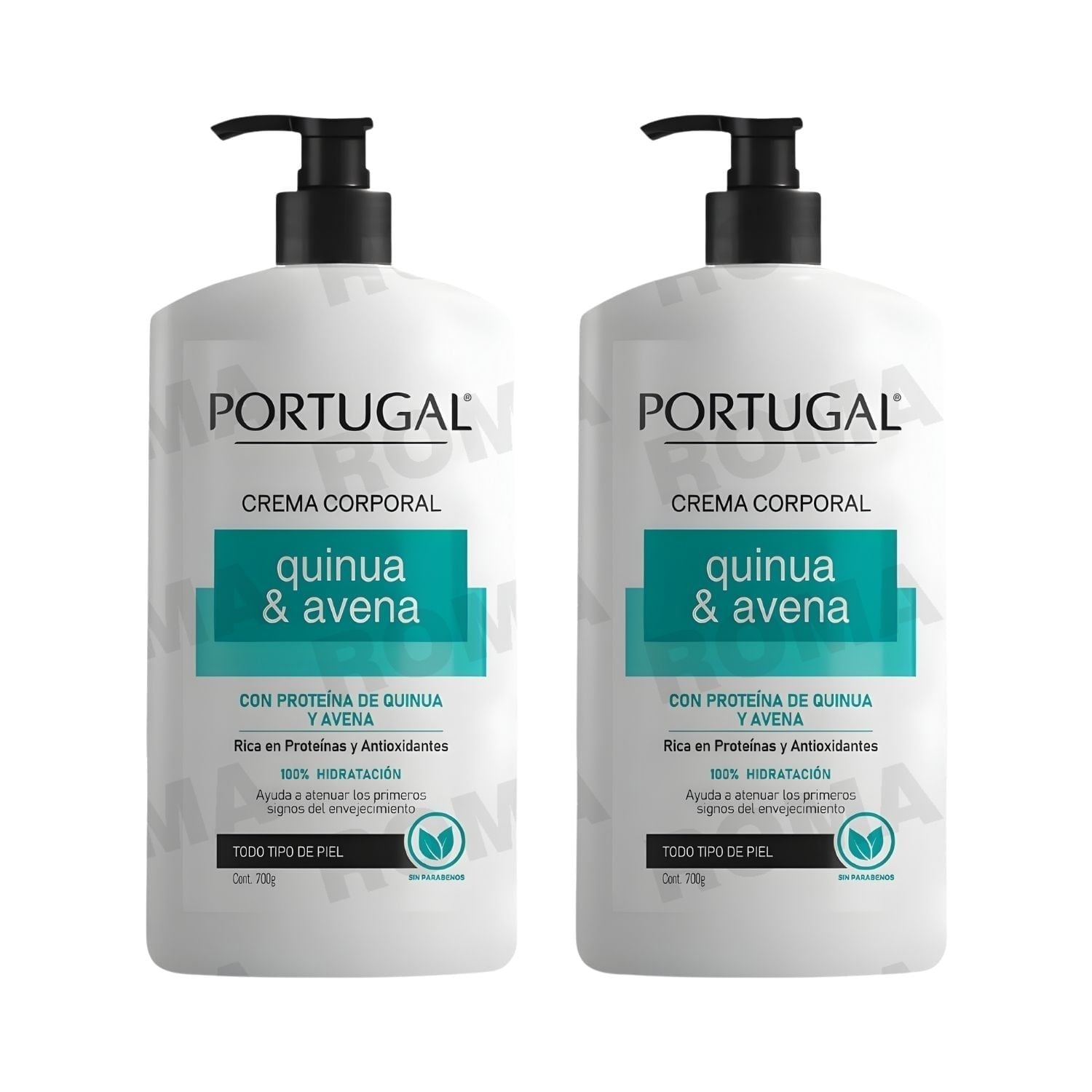 PACK 2 QUINUA Y AVENA CREMA CORPORAL 700G PORTUGAL - 1