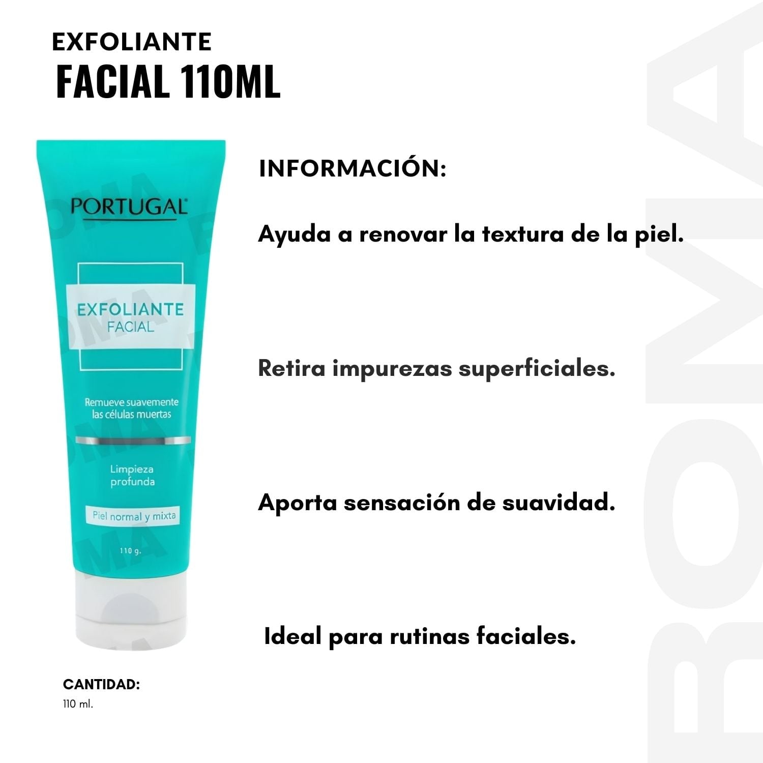 PACK 3 EXFOLIANTE FACIAL 110G PORTUGAL - 2