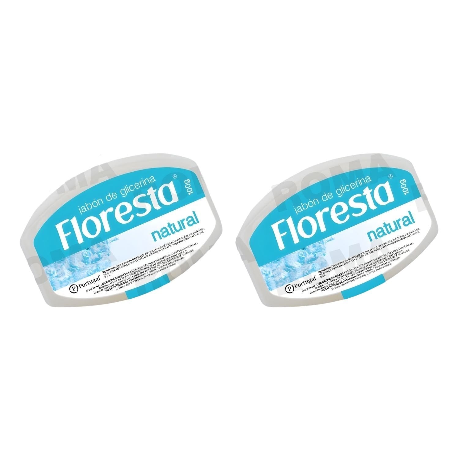 PACK 2 JABÓN CON GLICERINA NATURAL 100G FLORESTA - 1