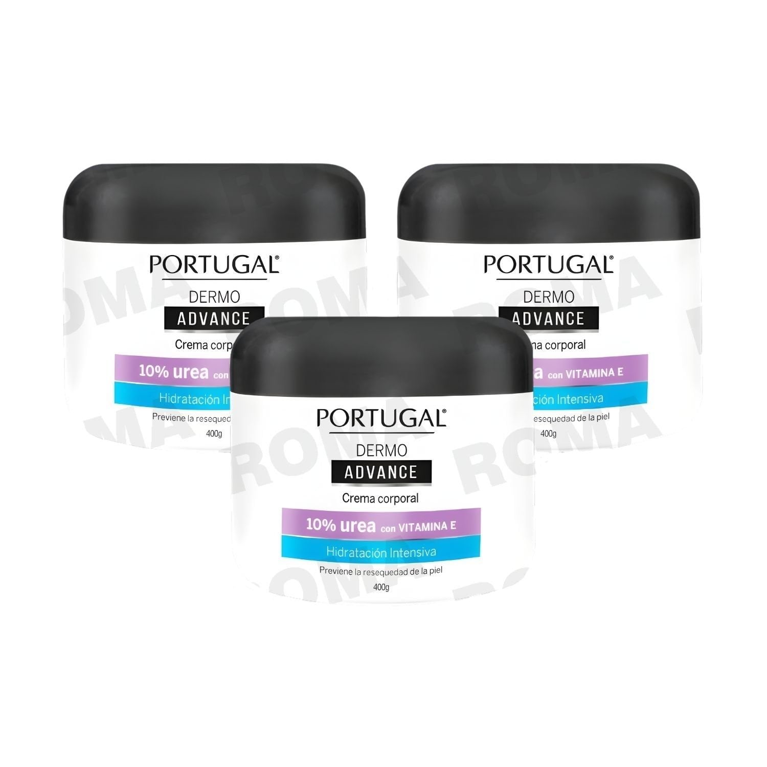 PACK 3 DERMO ADVANCE LOCIÓN CORPORAL 400G PORTUGAL - 1