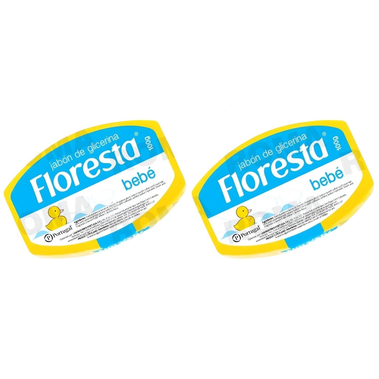 PACK 2 JABÓN CON GLICERINA BEBE 100G FLORESTA - 1