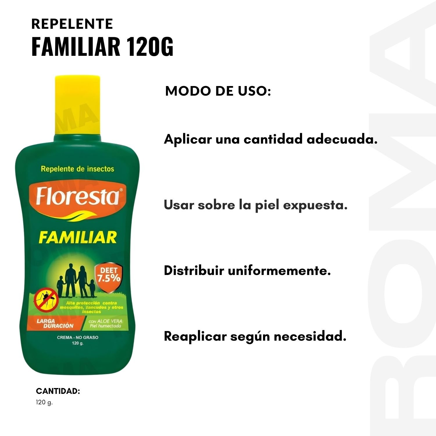 REPELENTE FAMILIAR 120G FLORESTA - 3