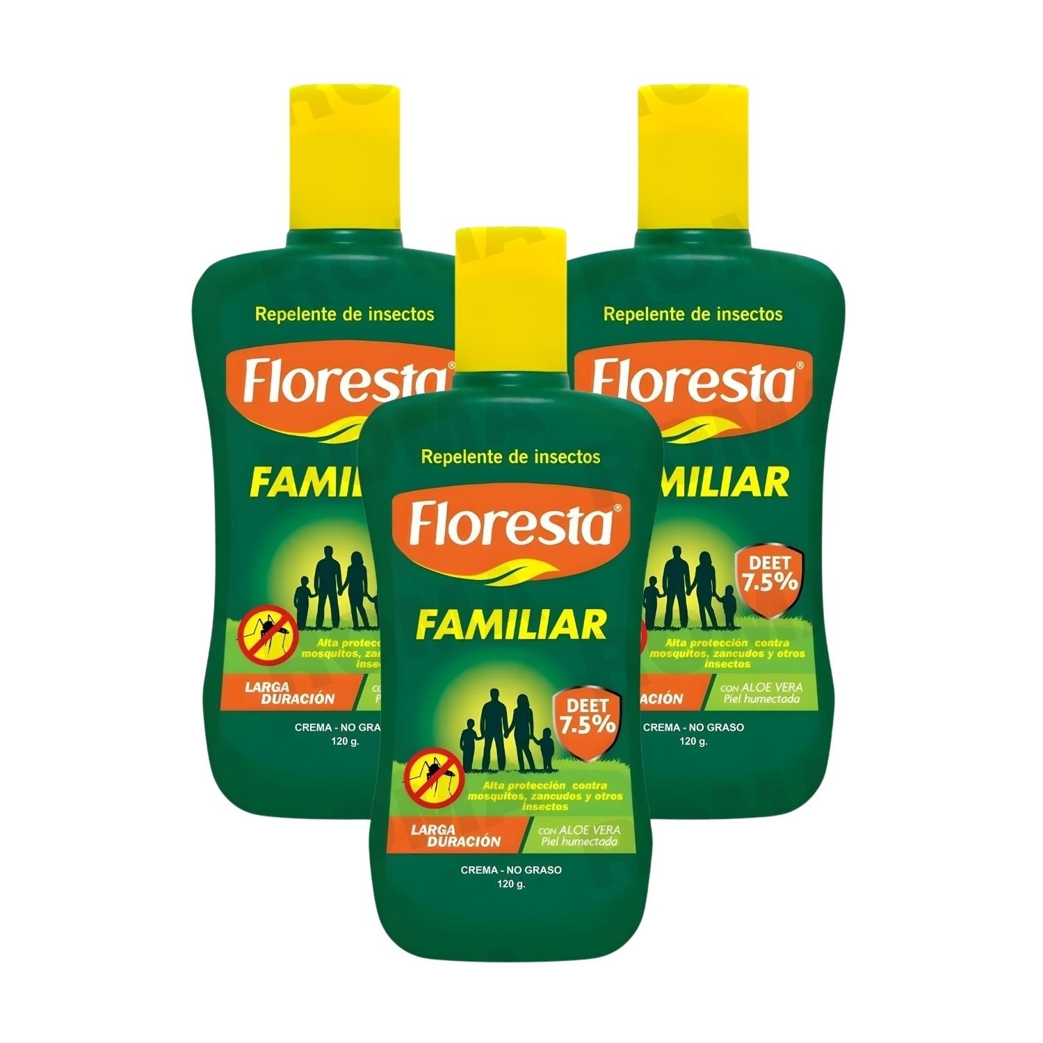 PACK 3 REPELENTE FAMILIAR 120G FLORESTA - 1