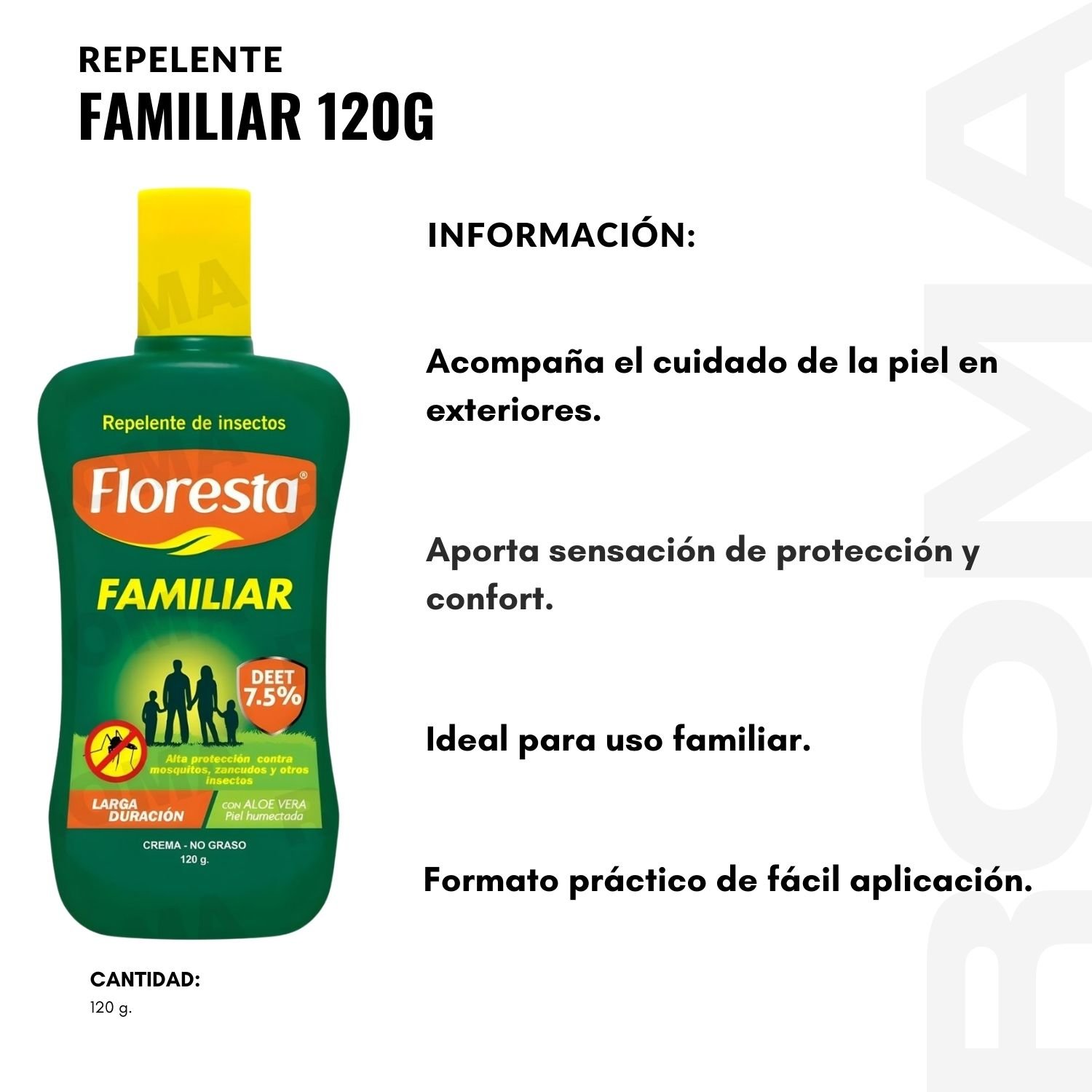 PACK 3 REPELENTE FAMILIAR 120G FLORESTA - 2