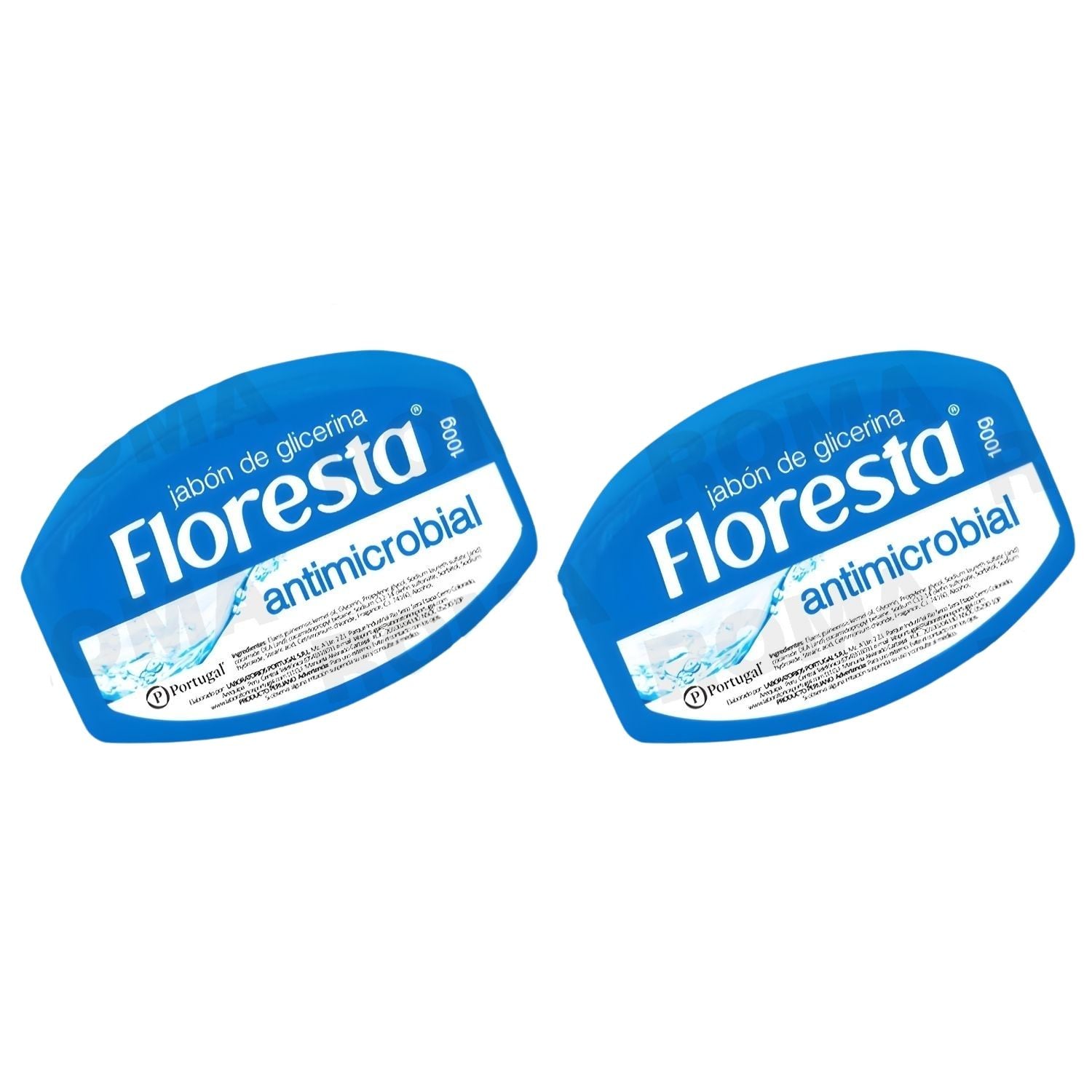PACK 2 JABÓN CON GLICERINA ANTIMICROBIAL 100G FLORESTA - 1