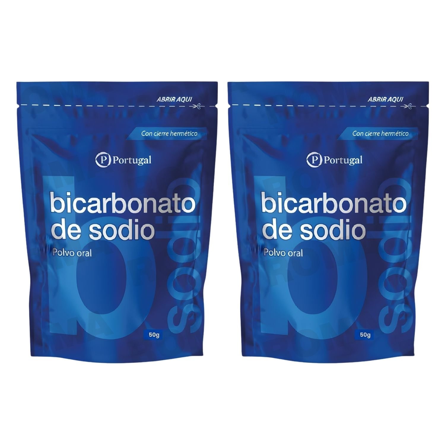 PACK 2 BICARBONATO DE SODIO EN POLVO 50G PORTUGAL - 1