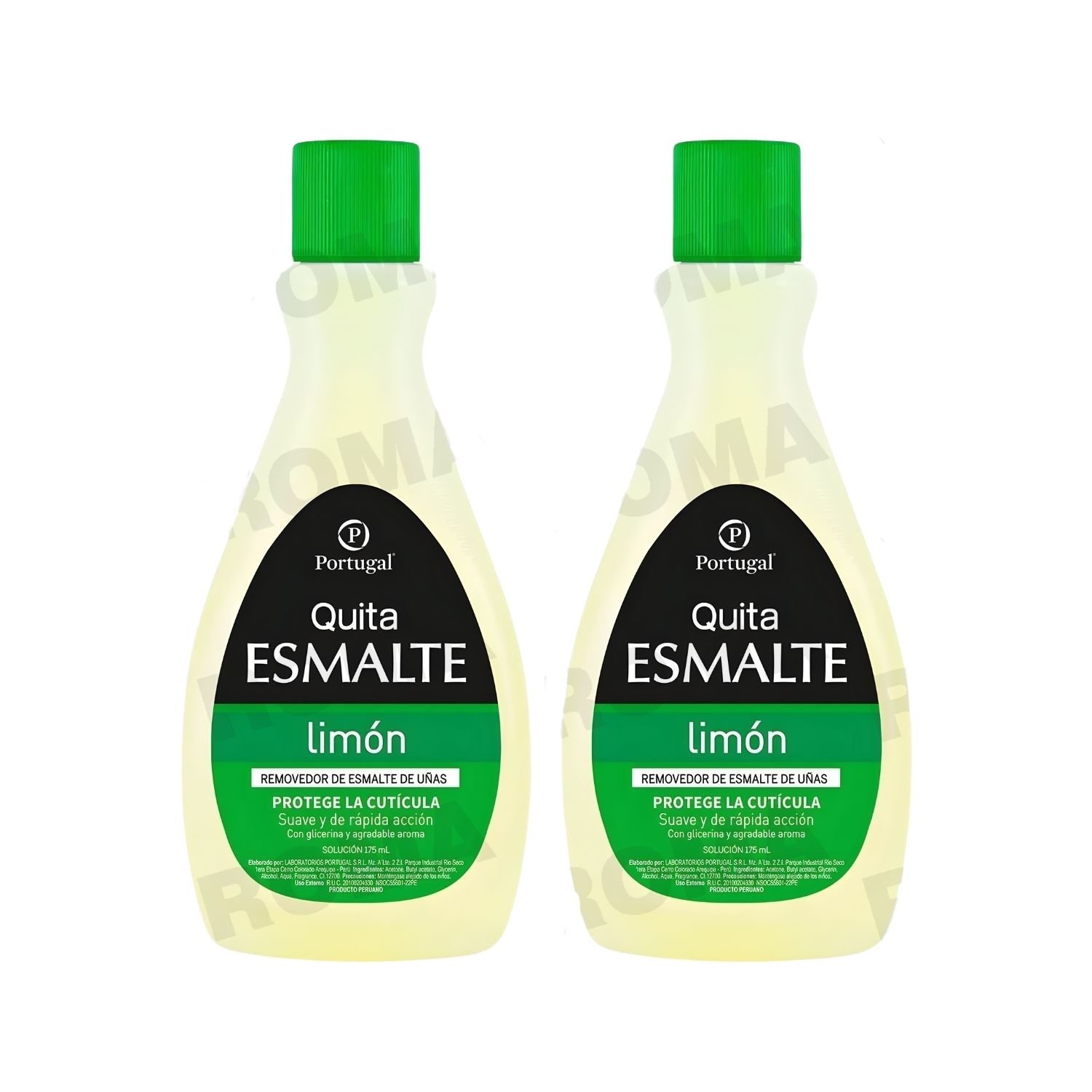 PACK 2 QUITA ESMALTE LIMÓN PORTUGAL 175ML - 1