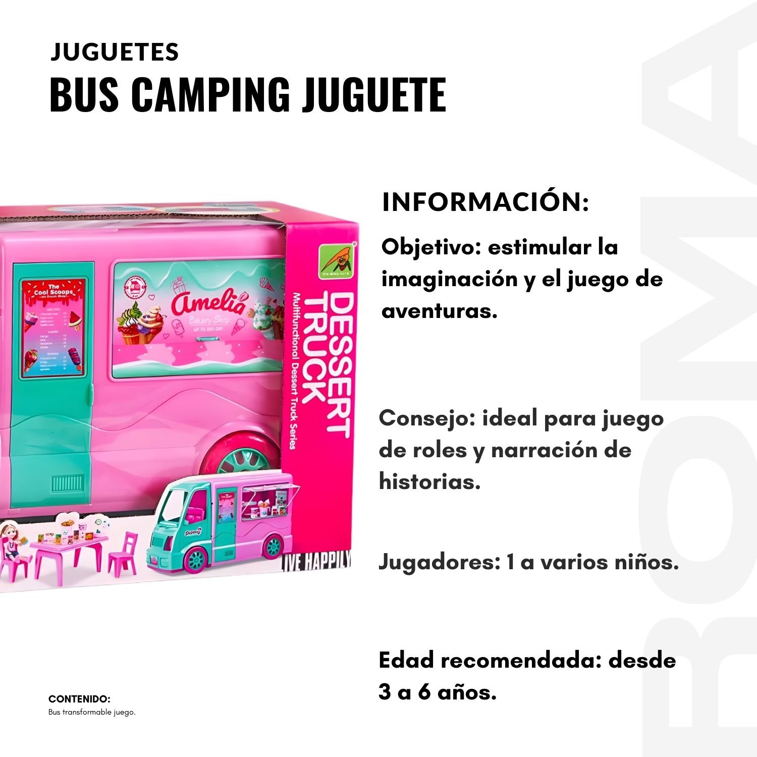 JUGUETE BUS CAMPING - 2