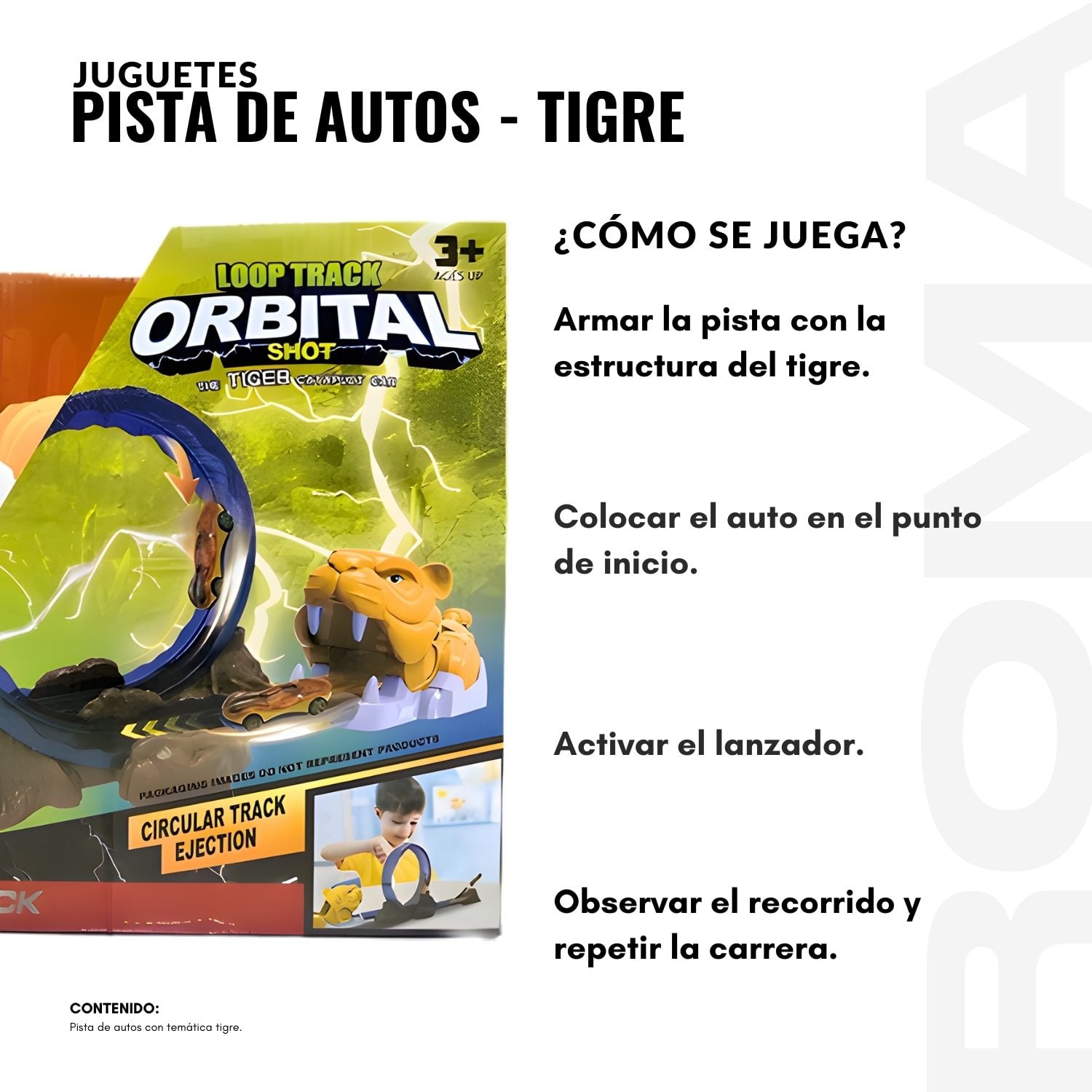 JUGUETE PISTA DE AUTOS TIGRE - 3