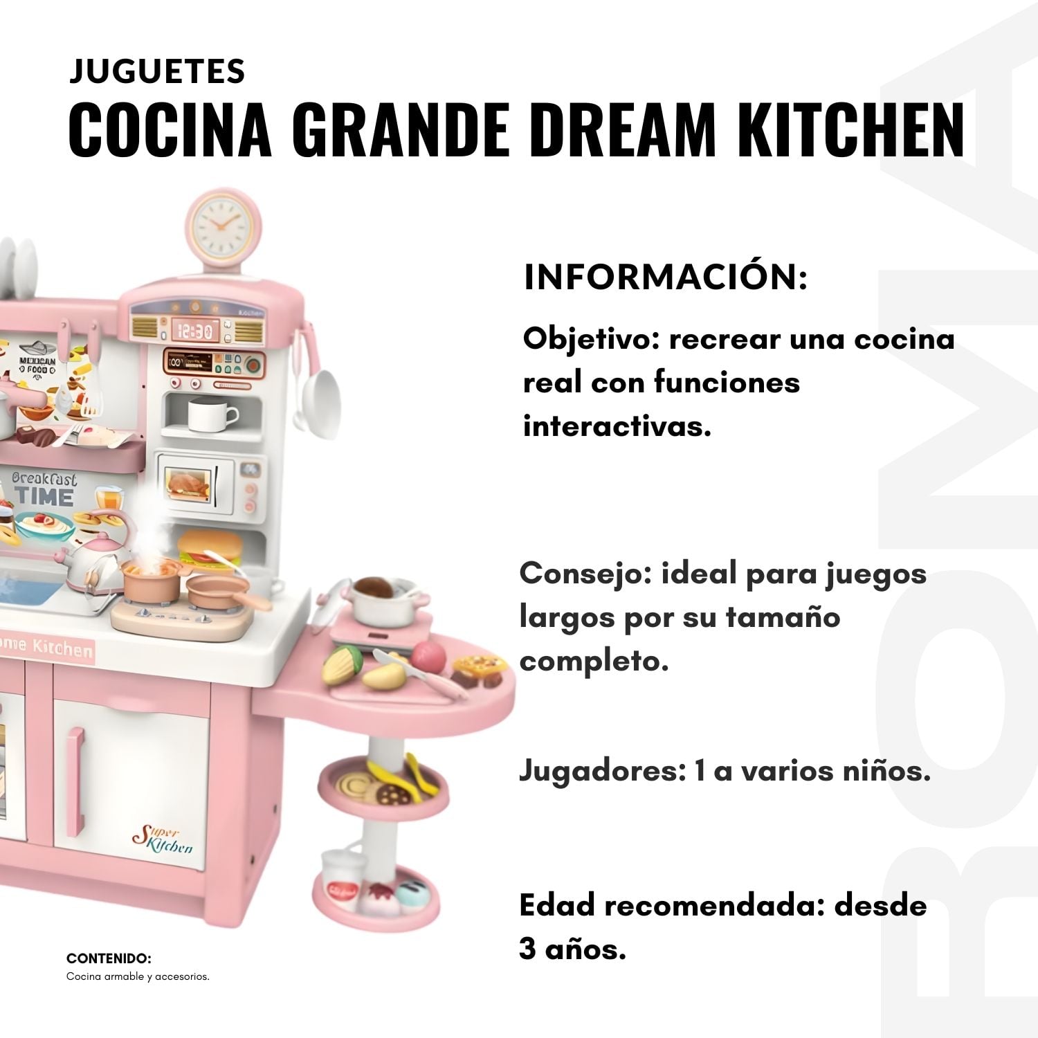 JUGUETE COCINA GRANDE DREAM KITCHEN - 2