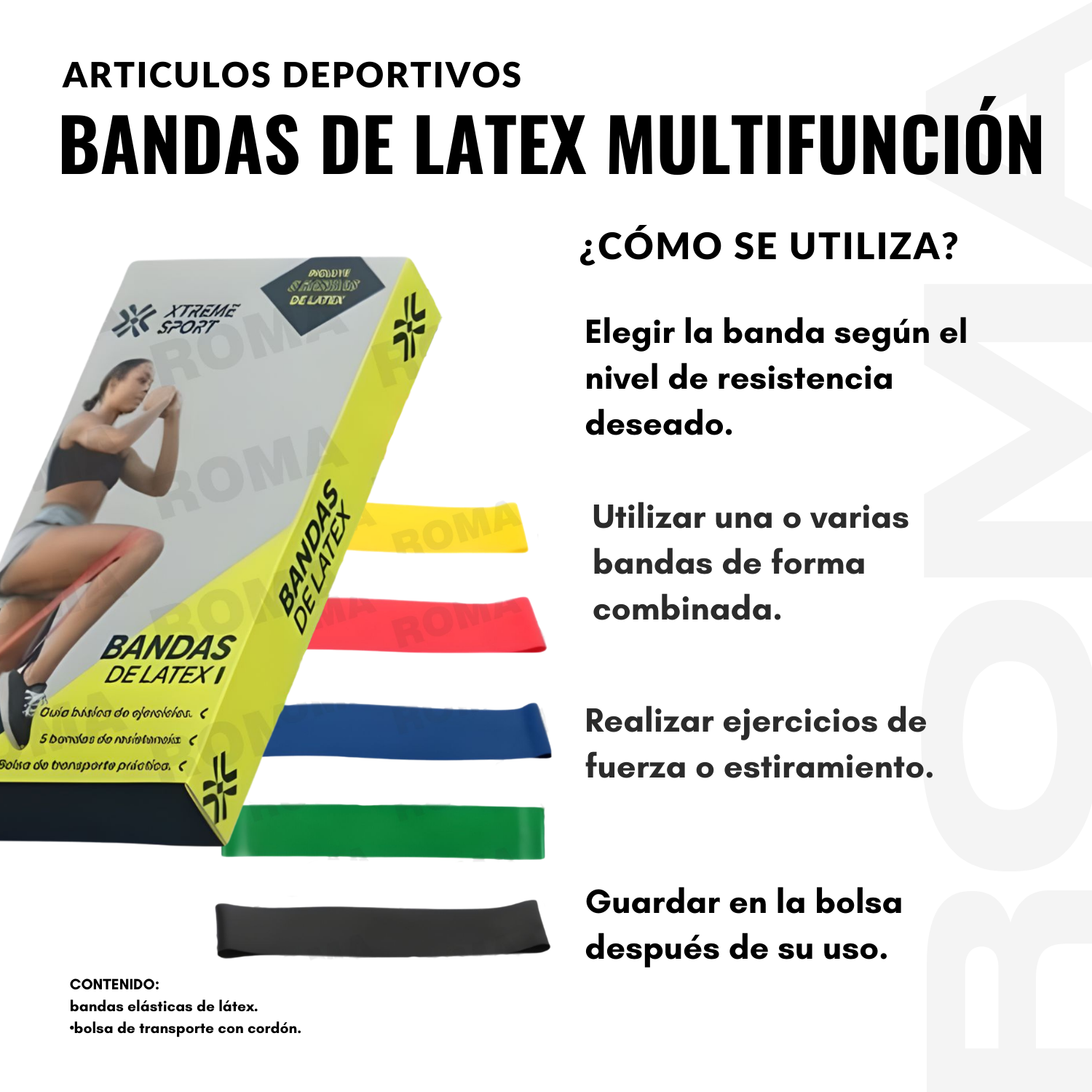 BANDAS DE LATEX MULTIFUNCION - 3