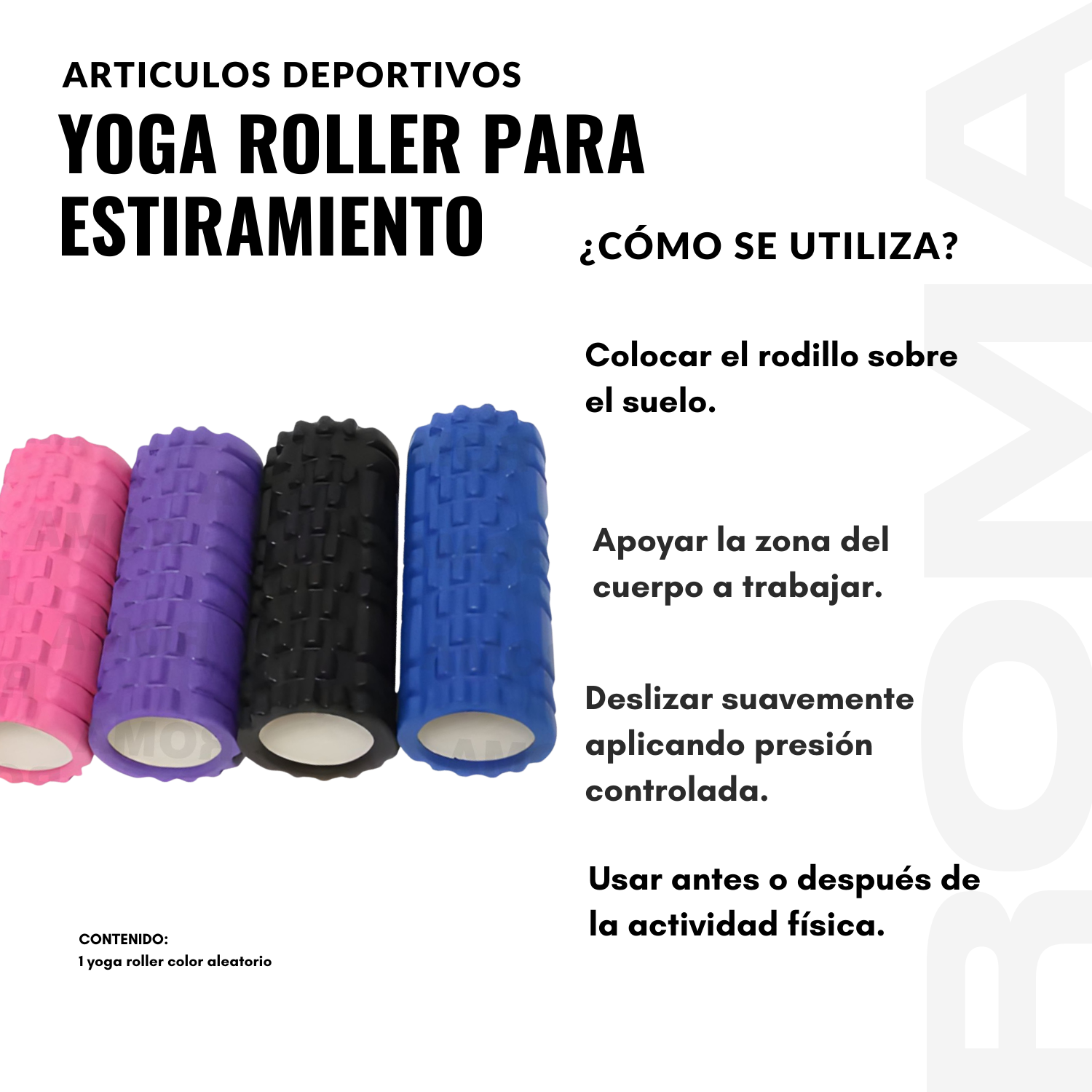 YOGA ROLLER PARA ENTRENAMIENTO - 3