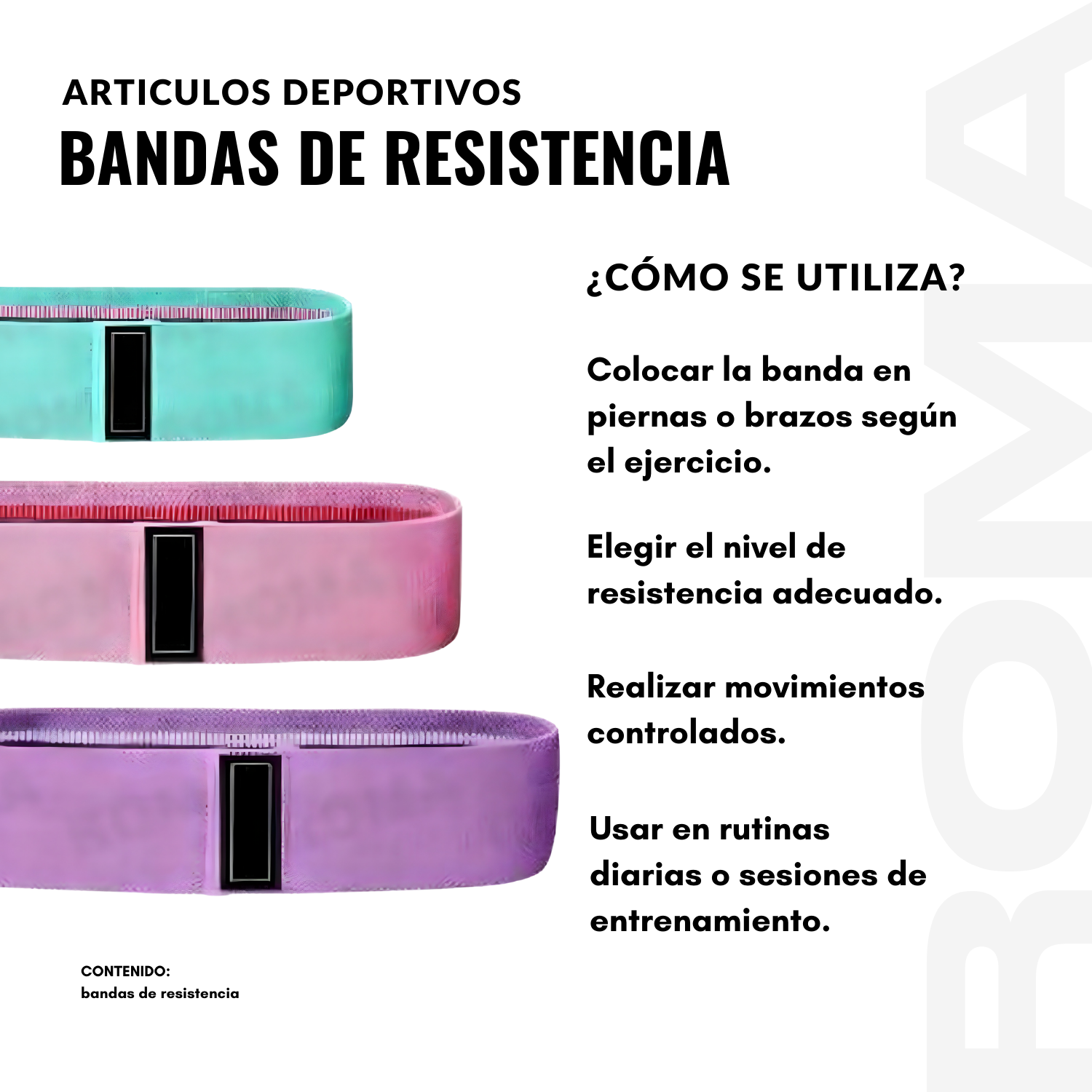 BANDAS DE RESISTENCIA - 3