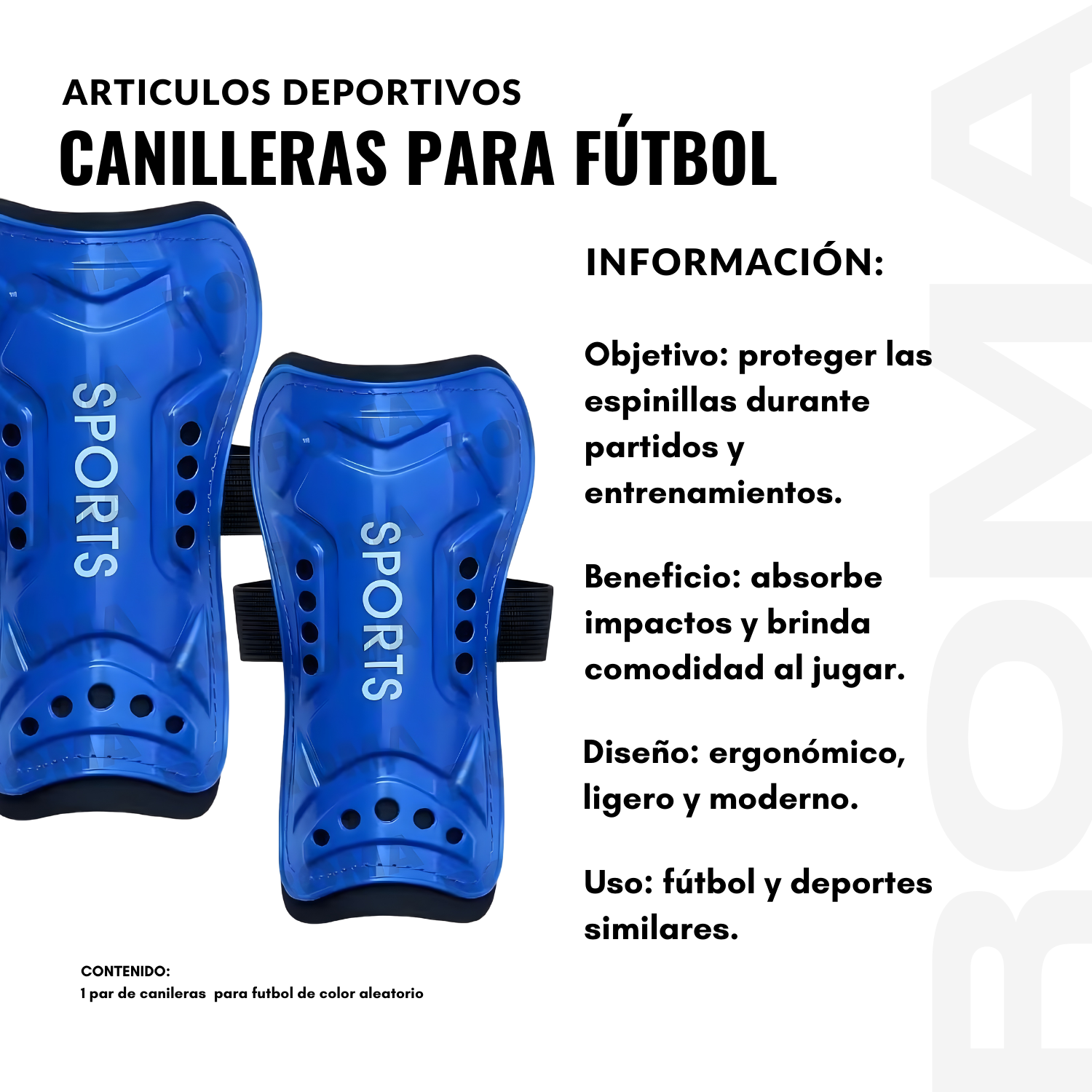 CANILLERAS PARA FÚTBOL - 2