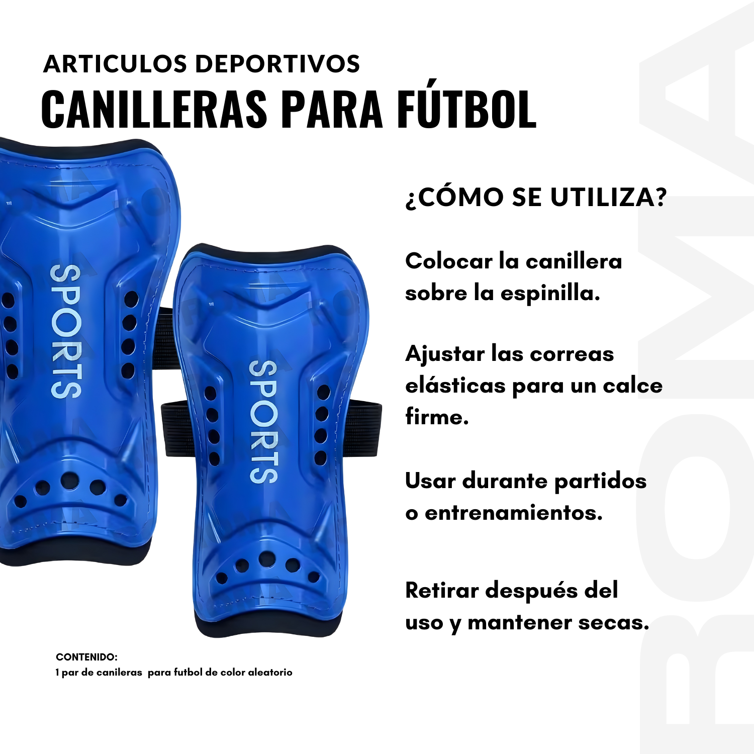 CANILLERAS PARA FÚTBOL - 3