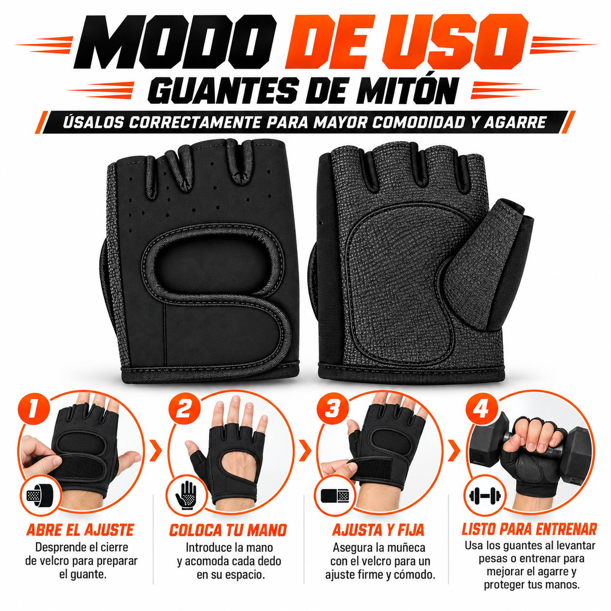 PACK PISTOLA MASAJEADORA 720 Y GUANTES DEPORTIVOS DE MITON - 5