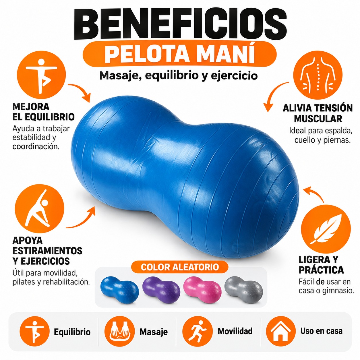 PACK DE PISTOLA MASAJEADORA 720 Y PELOTA DE MANI - 4
