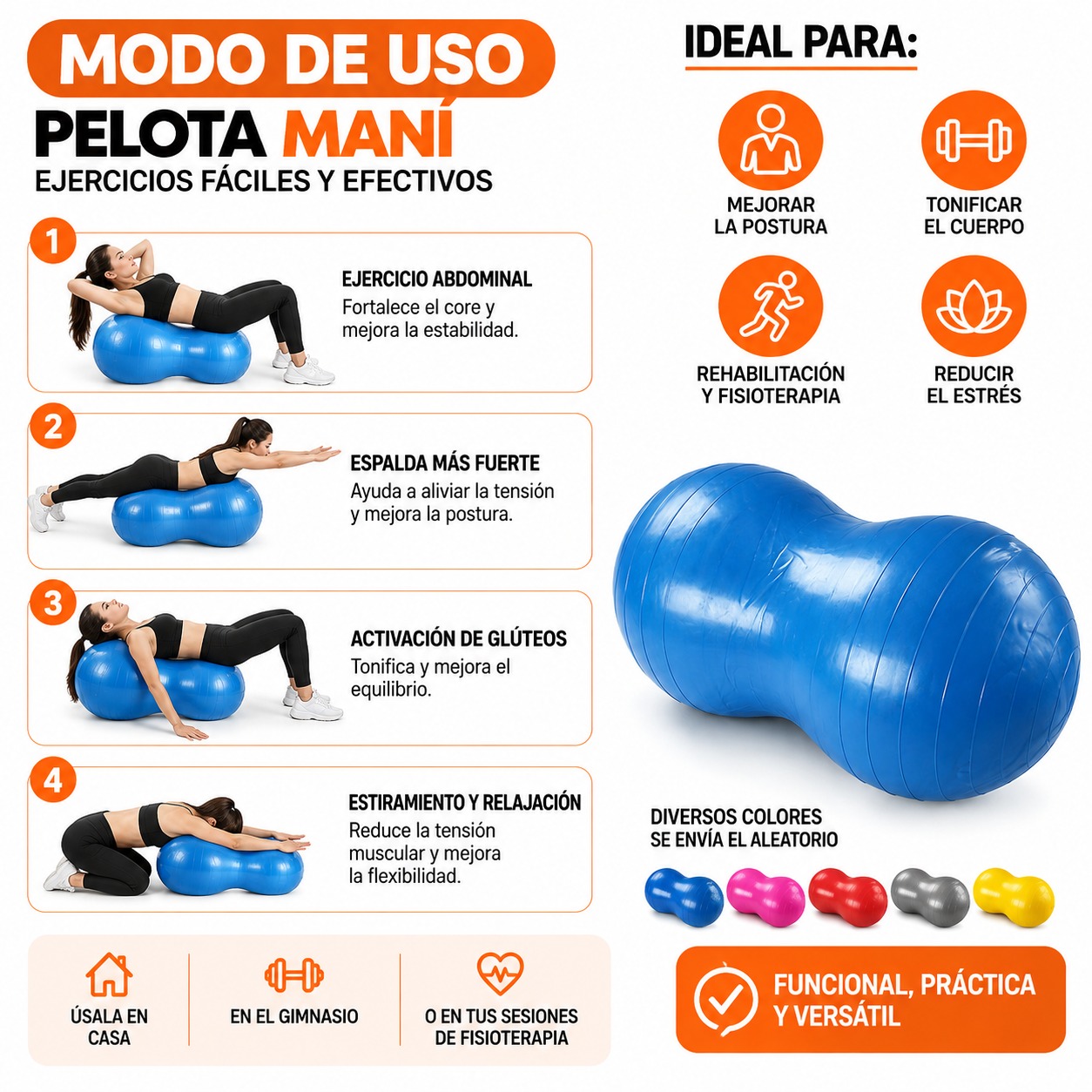 PACK DE PISTOLA MASAJEADORA 720 Y PELOTA DE MANI - 5