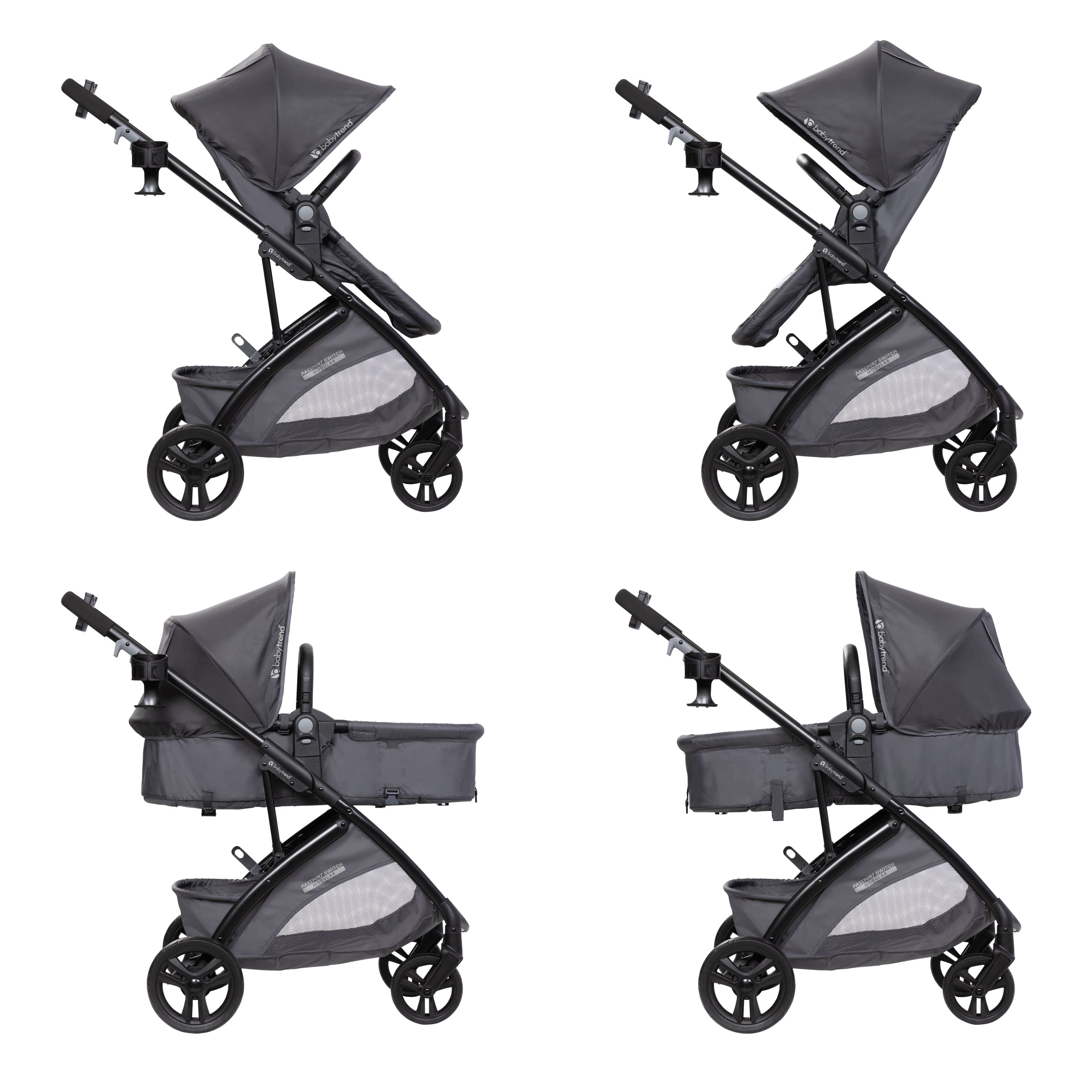 COCHE MODULAR PASSPORT SWITCH STELLAR GREY NEGRO GRIS - 2