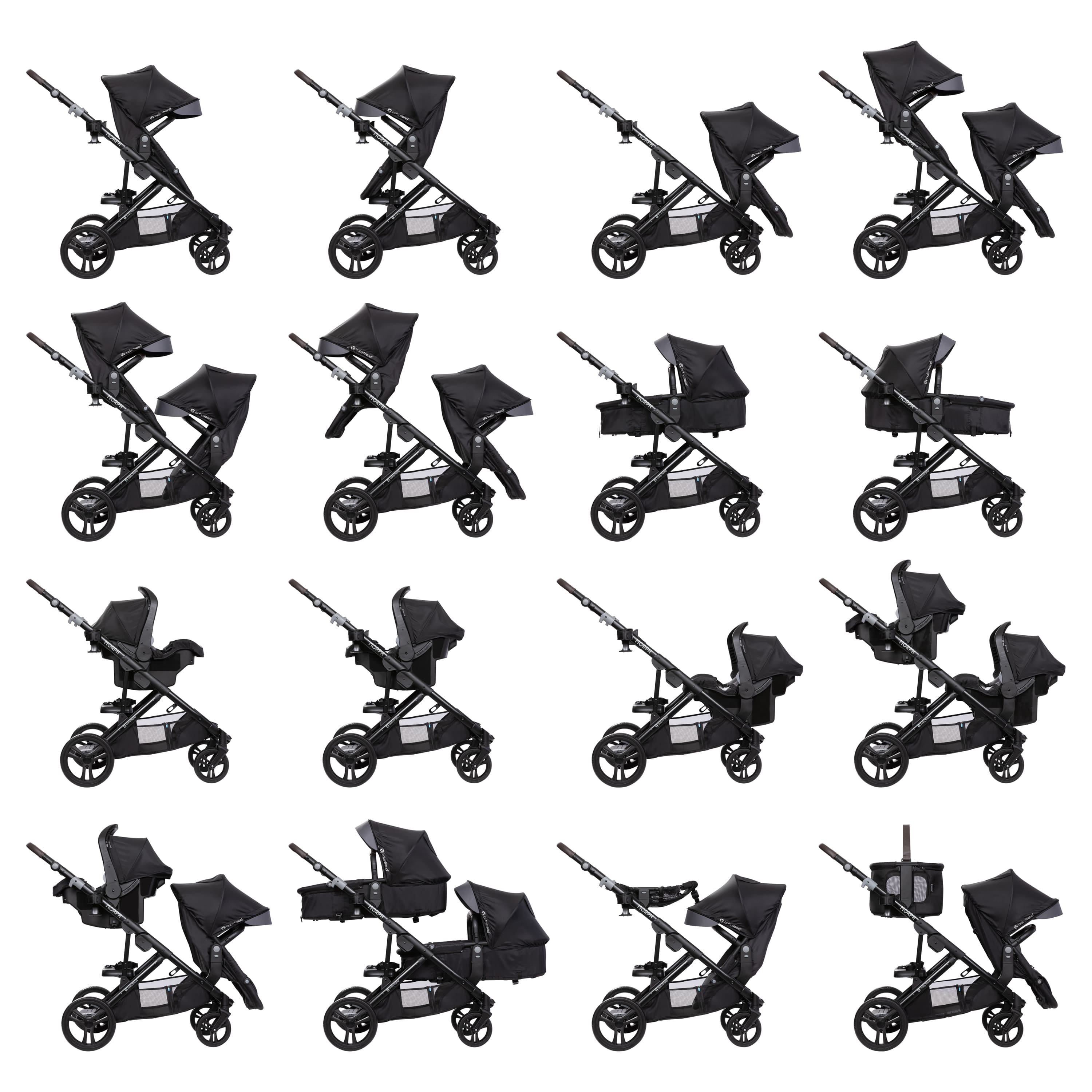 COCHE TRAVEL SYSTEM MORPH SINGLE TO DOUBLE MADRID TAN HASTA 22 KG - 3