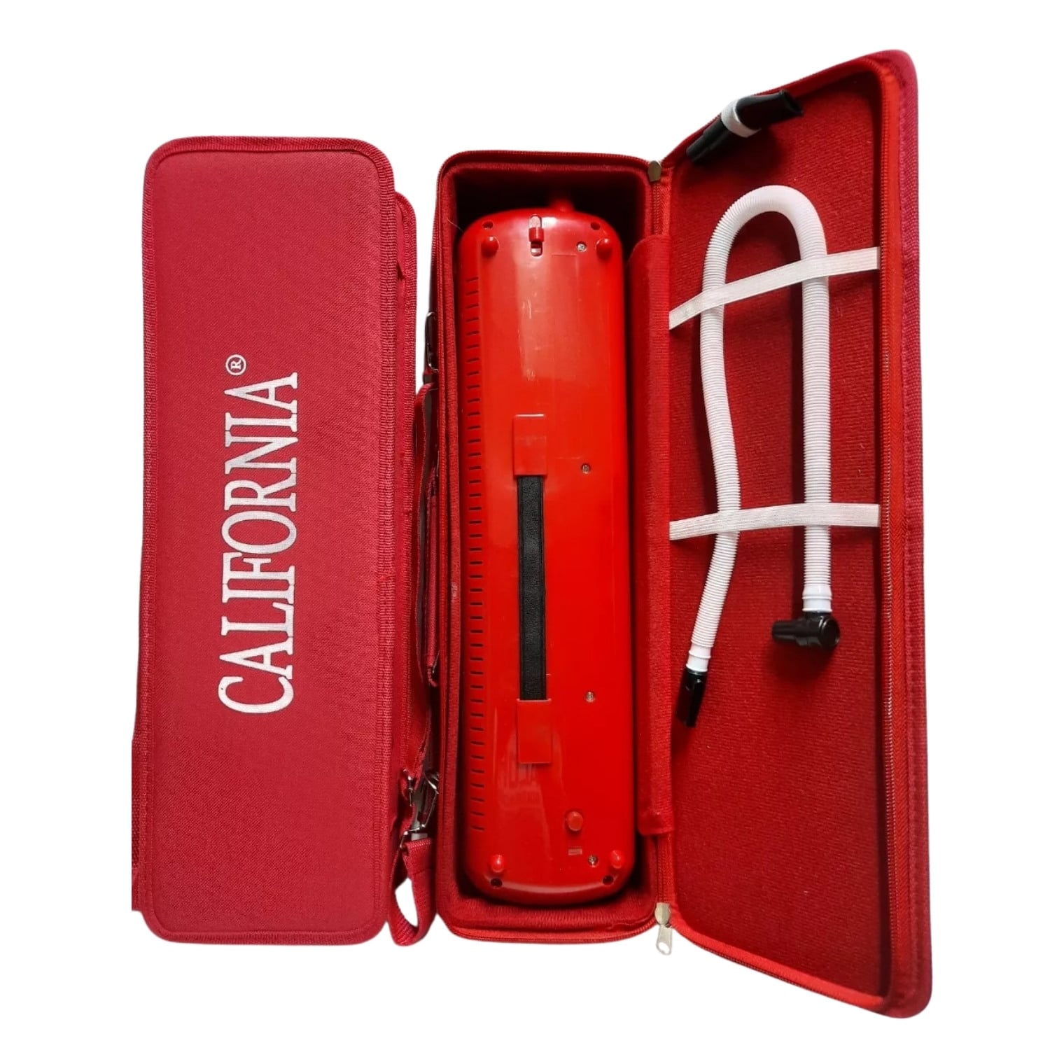 MELÓDICA CALIFORNIA 32 TECLAS CON ESTUCHE RÍGIDO - ROJO - 2
