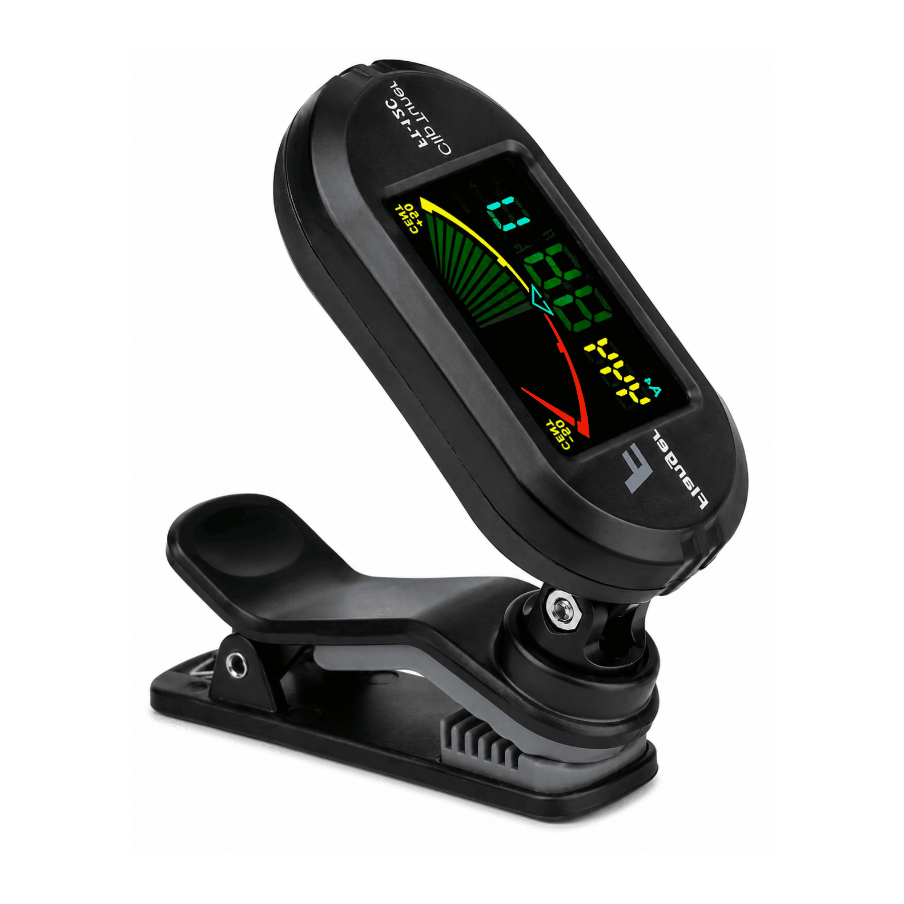 AFINADOR DIGITAL FLANGER PROFESIONAL CROMÁTICO DE PINZA PARA GUITARRA BAJO UKELELE VIOLÍN Y MAS - 3