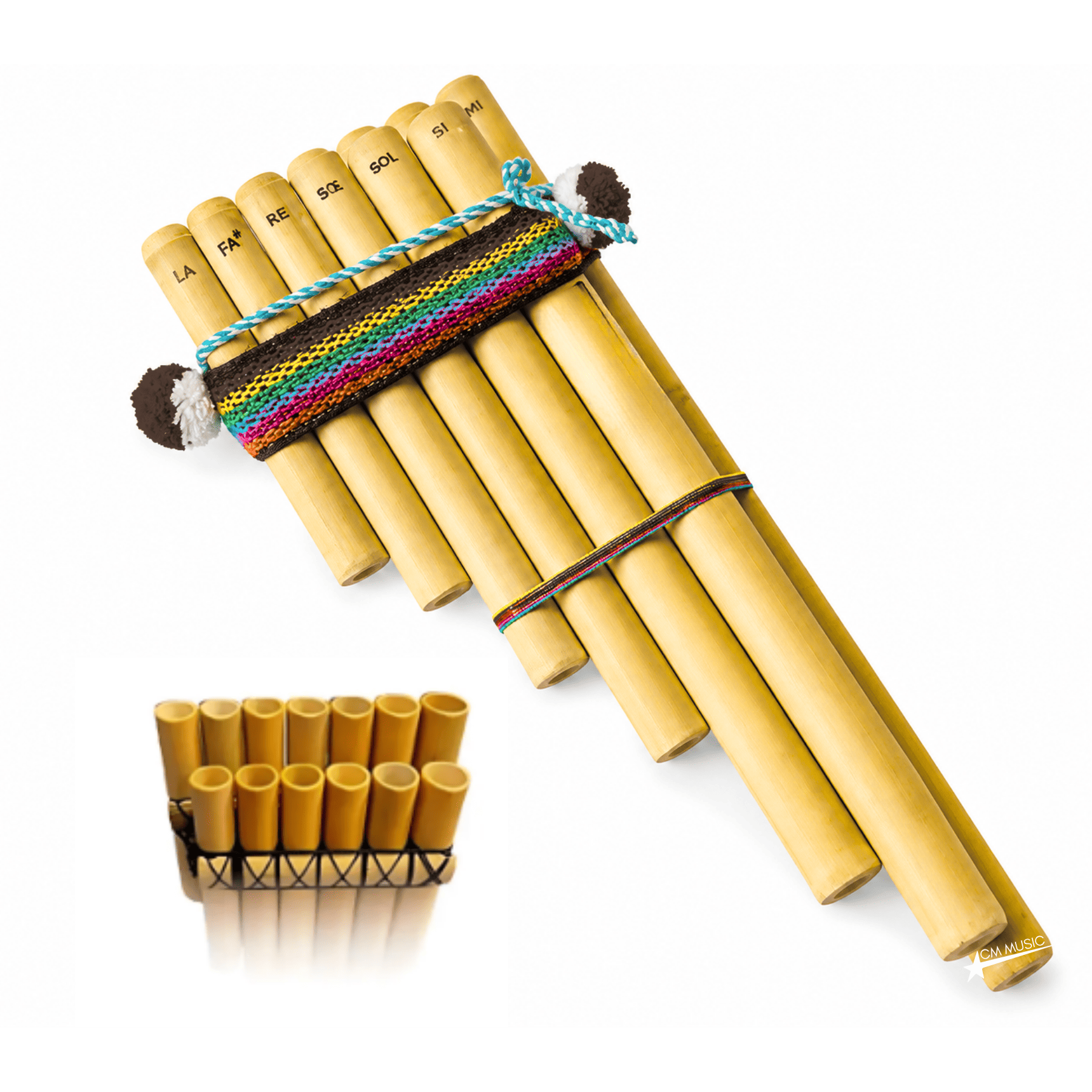 ZAMPOÑA 6X7 DE BAMBÚ AFINACIÓN 440 HZ IDEAL PARA ESCOLARES - 1