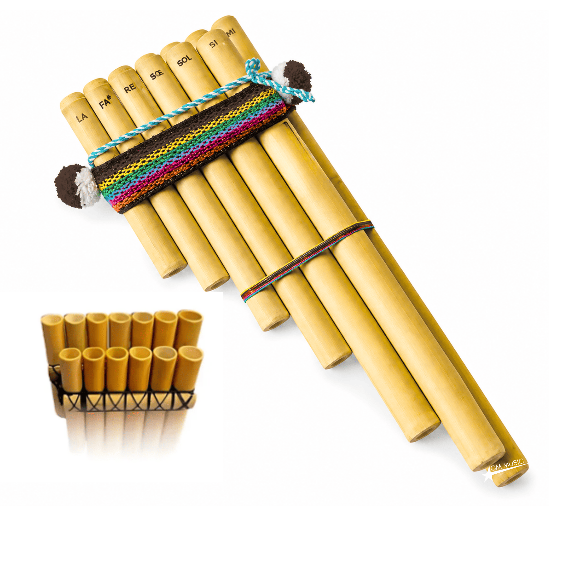 ZAMPOÑA 6X7 DE BAMBÚ AFINACIÓN 440 HZ IDEAL PARA ESCOLARES - 3