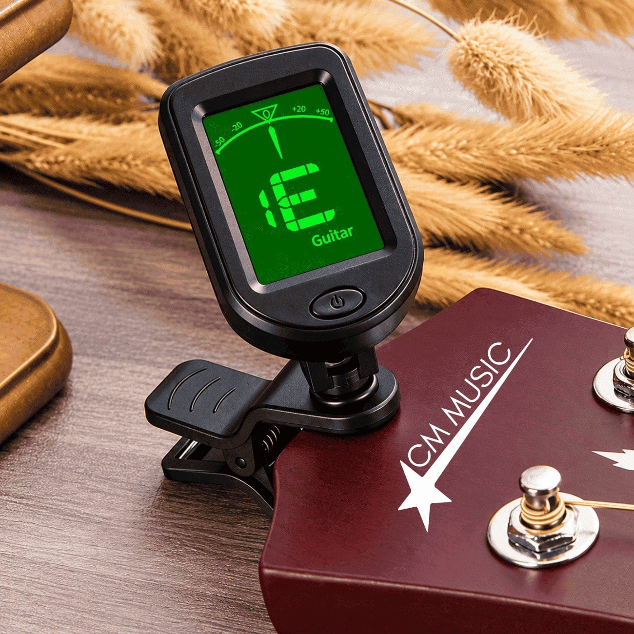 AFINADOR DIGITAL CROMÁTICO DE CLIP PARA GUITARRA BAJO VIOLÍN UKULELE Y MÁS - 2