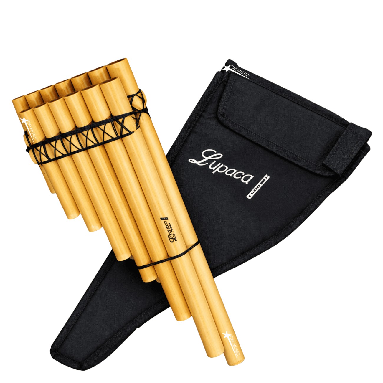 ZAMPOÑA ANDINA LUPACA DE BAMBÚ PROFESIONAL CON FUNDA - 3