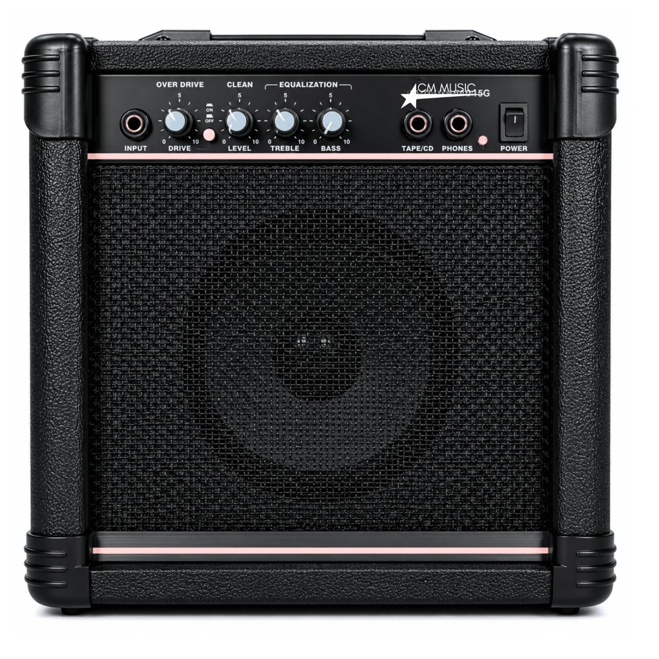AMPLIFICADOR 15W PARA GUITARRA ELÉCTRICA Y ACÚSTICA CON OVERDRIVE - 1