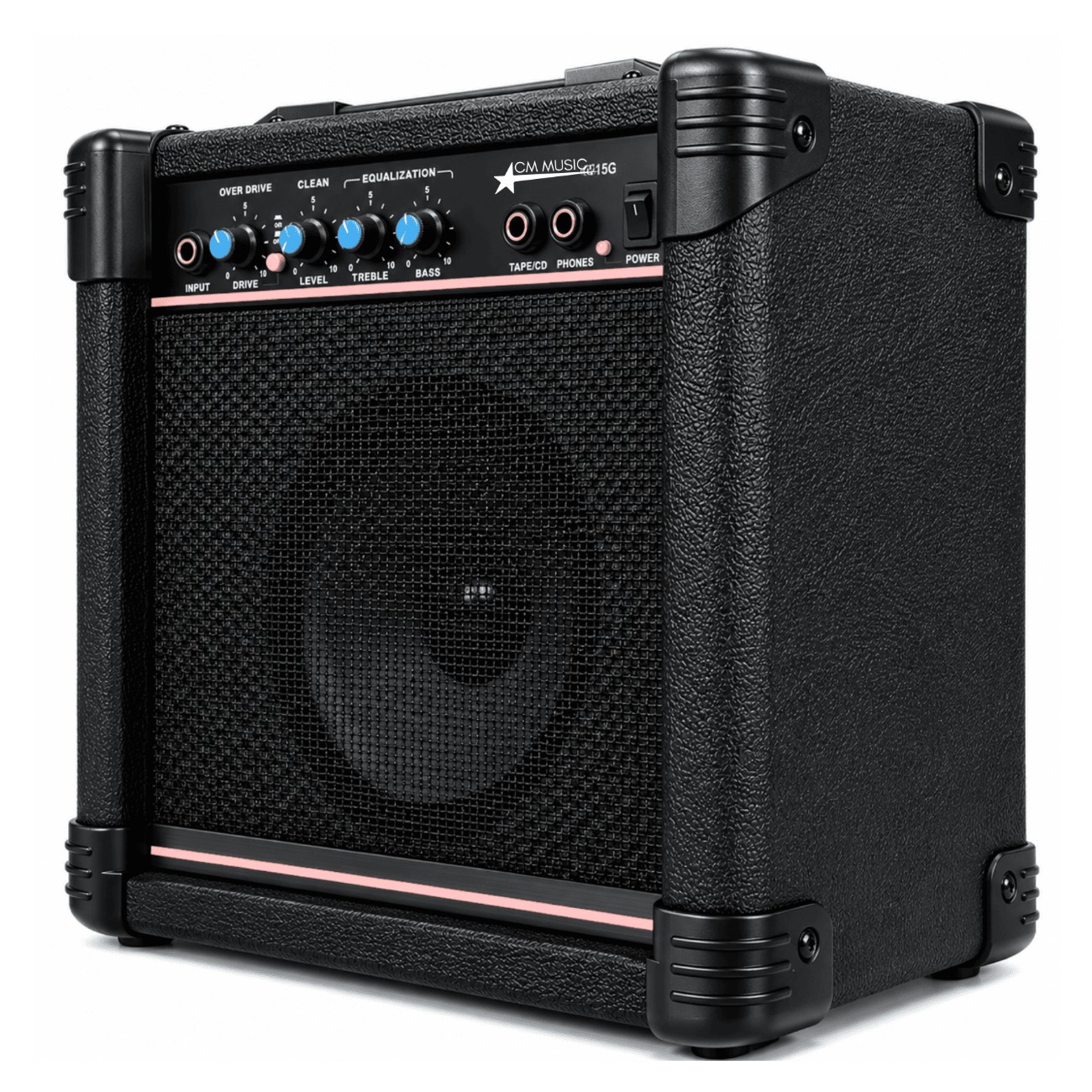 AMPLIFICADOR 15W PARA GUITARRA ELÉCTRICA Y ACÚSTICA CON OVERDRIVE - 2