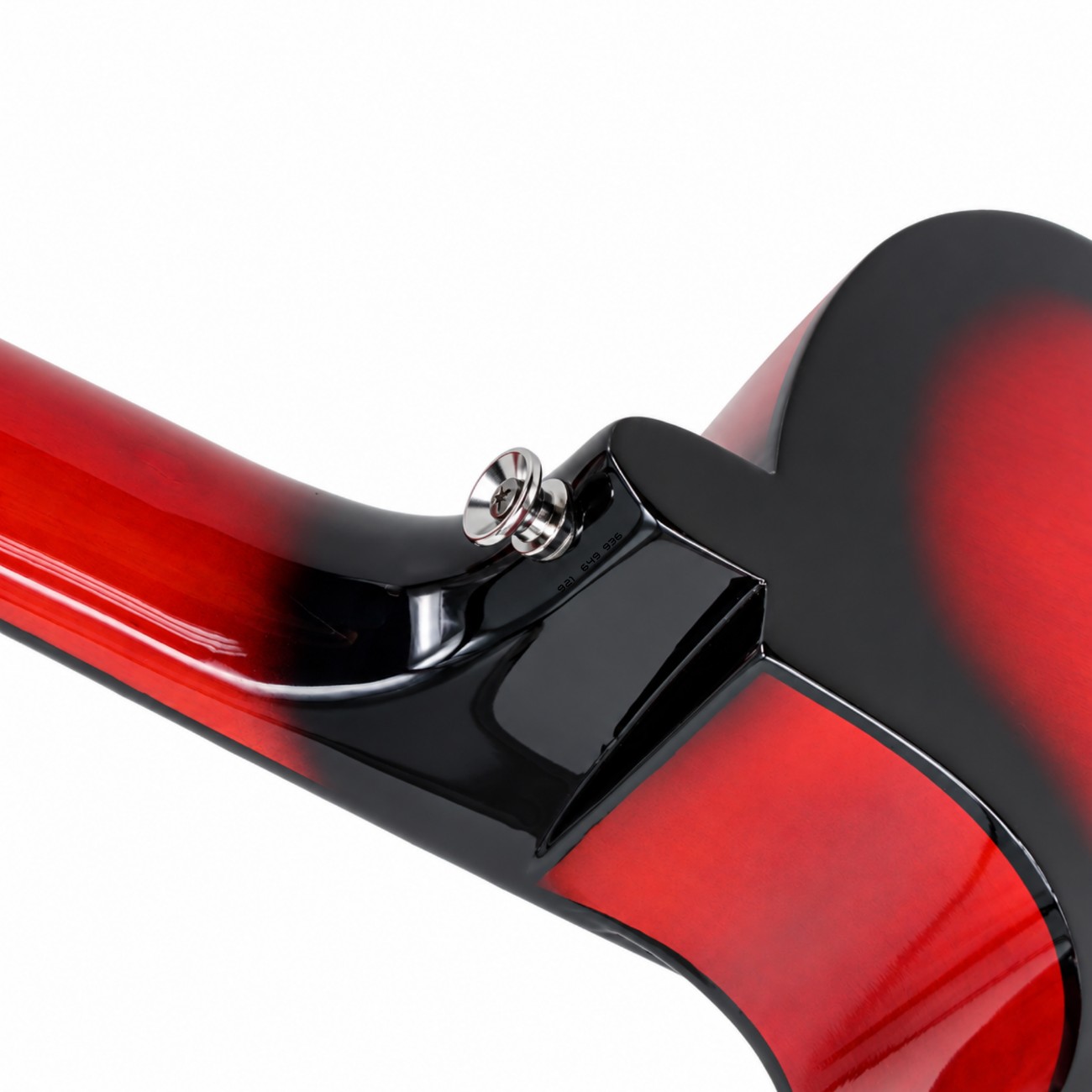 GUITARRA ACUSTICA NYLON COLOR ROJO CON FUNDA AFINADOR DIGITAL Y ACCESORIOS - 2