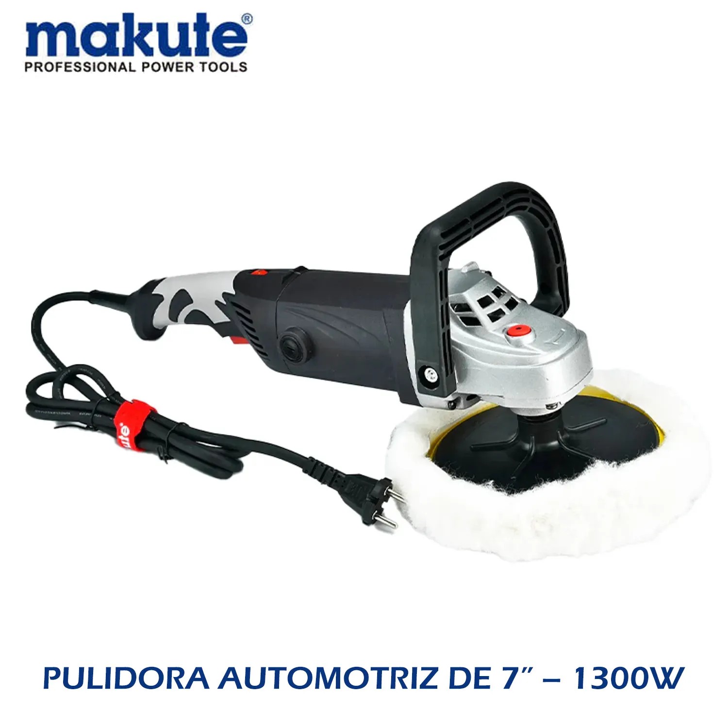 PULIDORA ANGULAR INDUSTRIAL AUTOMOTRIZ 180MM VELOCIDAD VARIABLE MAKUTE - 3