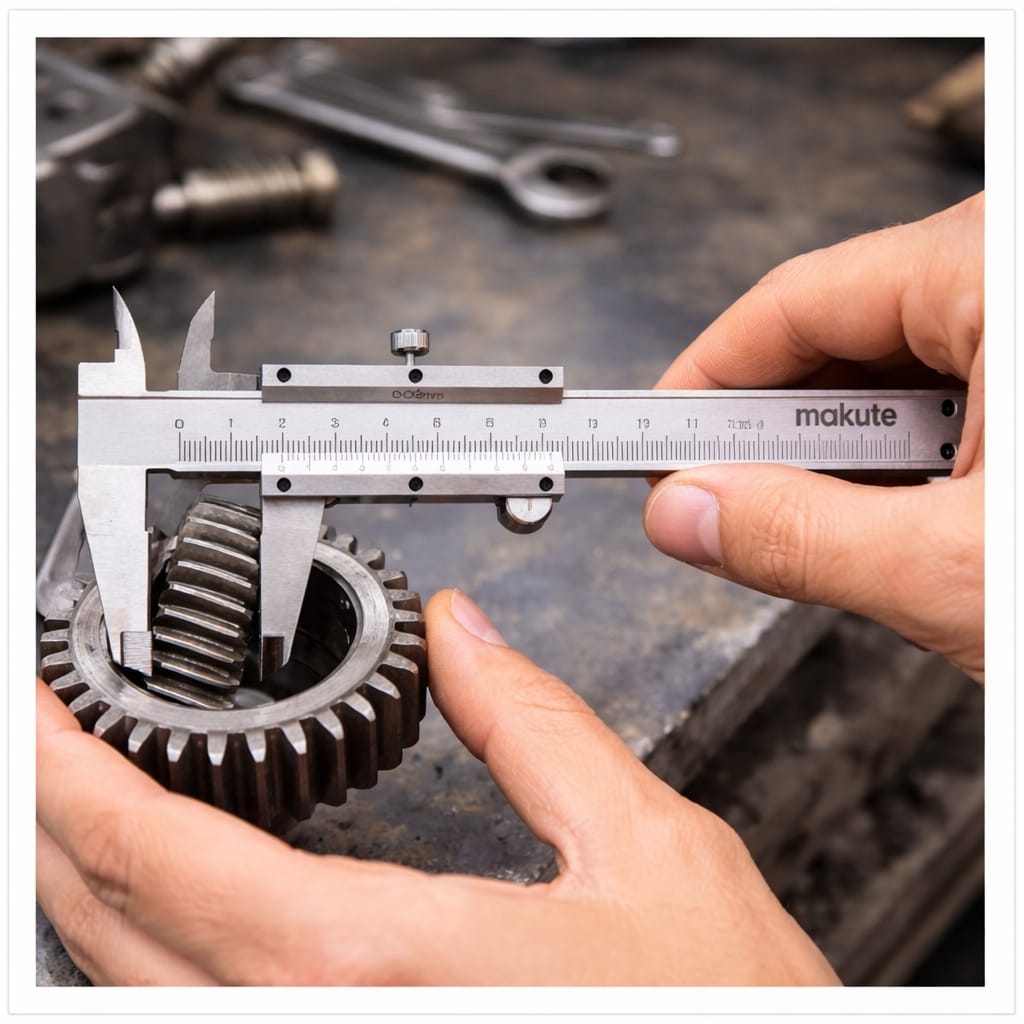 CALIBRADOR VERNIER MAKUTE 150MM ACERO INOX ALTA PRECISIÓN 0.02MM - 3
