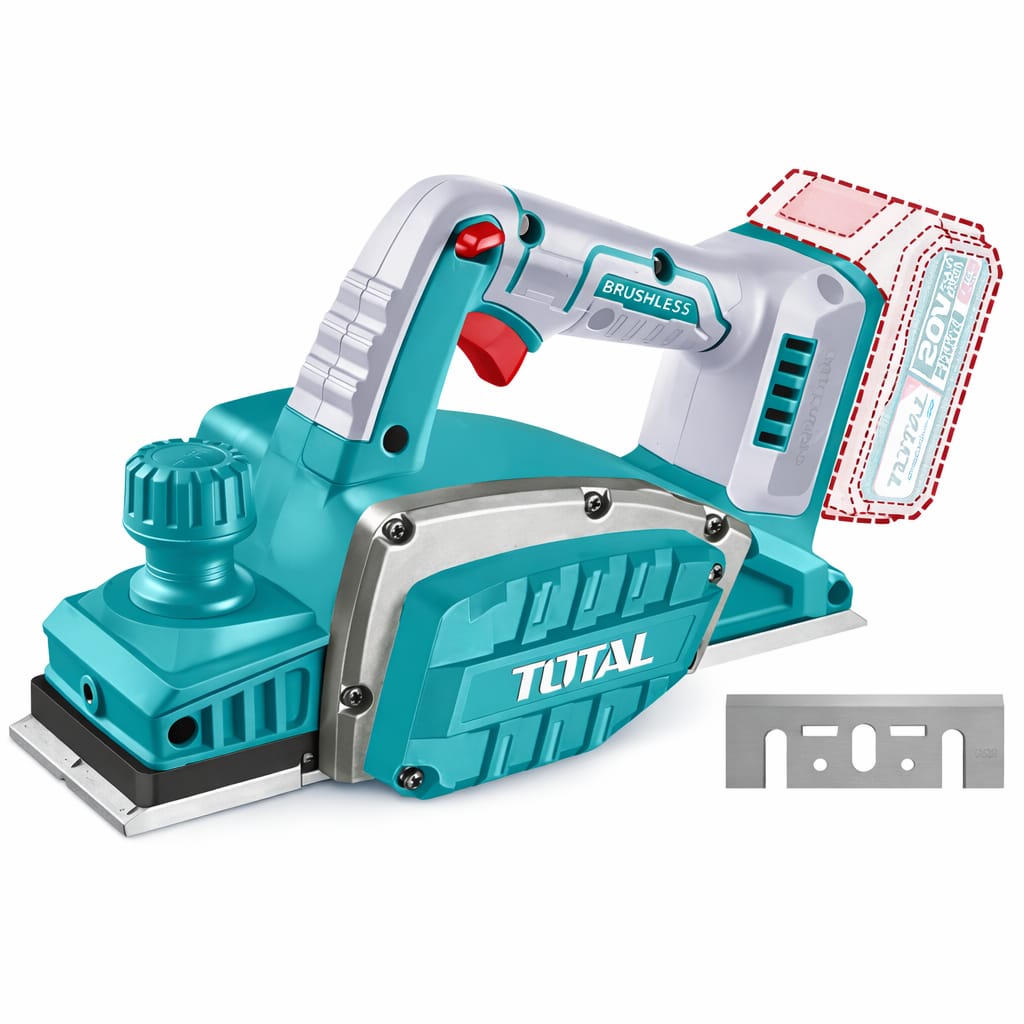 CEPILLO INALÁMBRICO CARPINTERO INDUSTRIAL TOTAL SIN BATERÍA NI CARGADOR TRLI20401 - 3