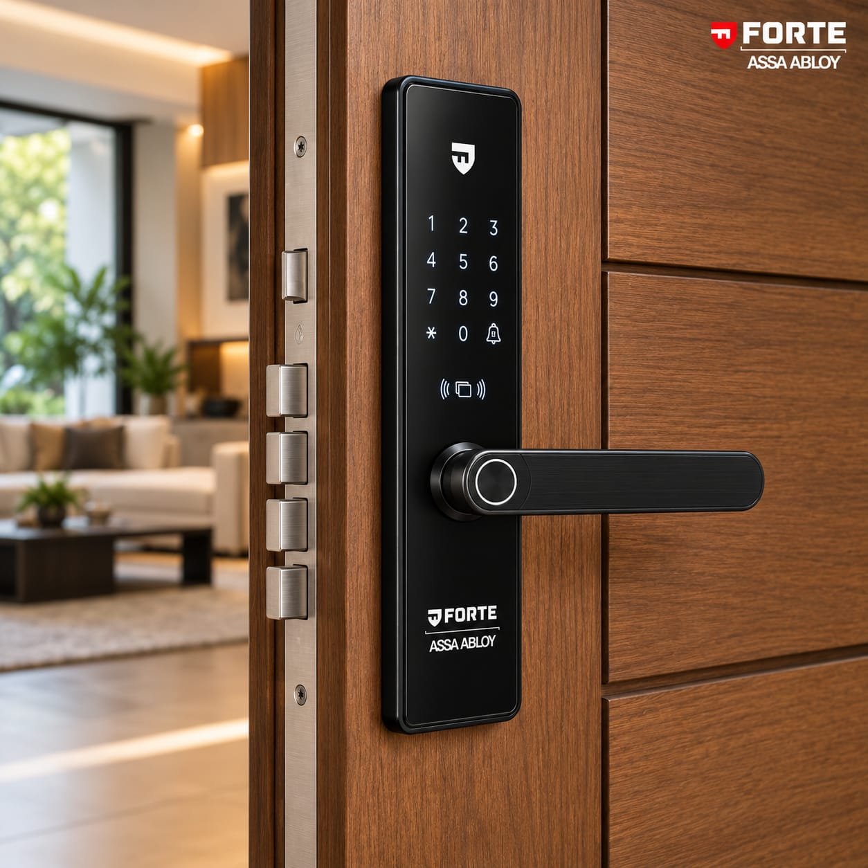 CERRADURA DIGITAL FORTE SD610 PUERTA PRINCIPAL ALTA SEGURIDAD - 6